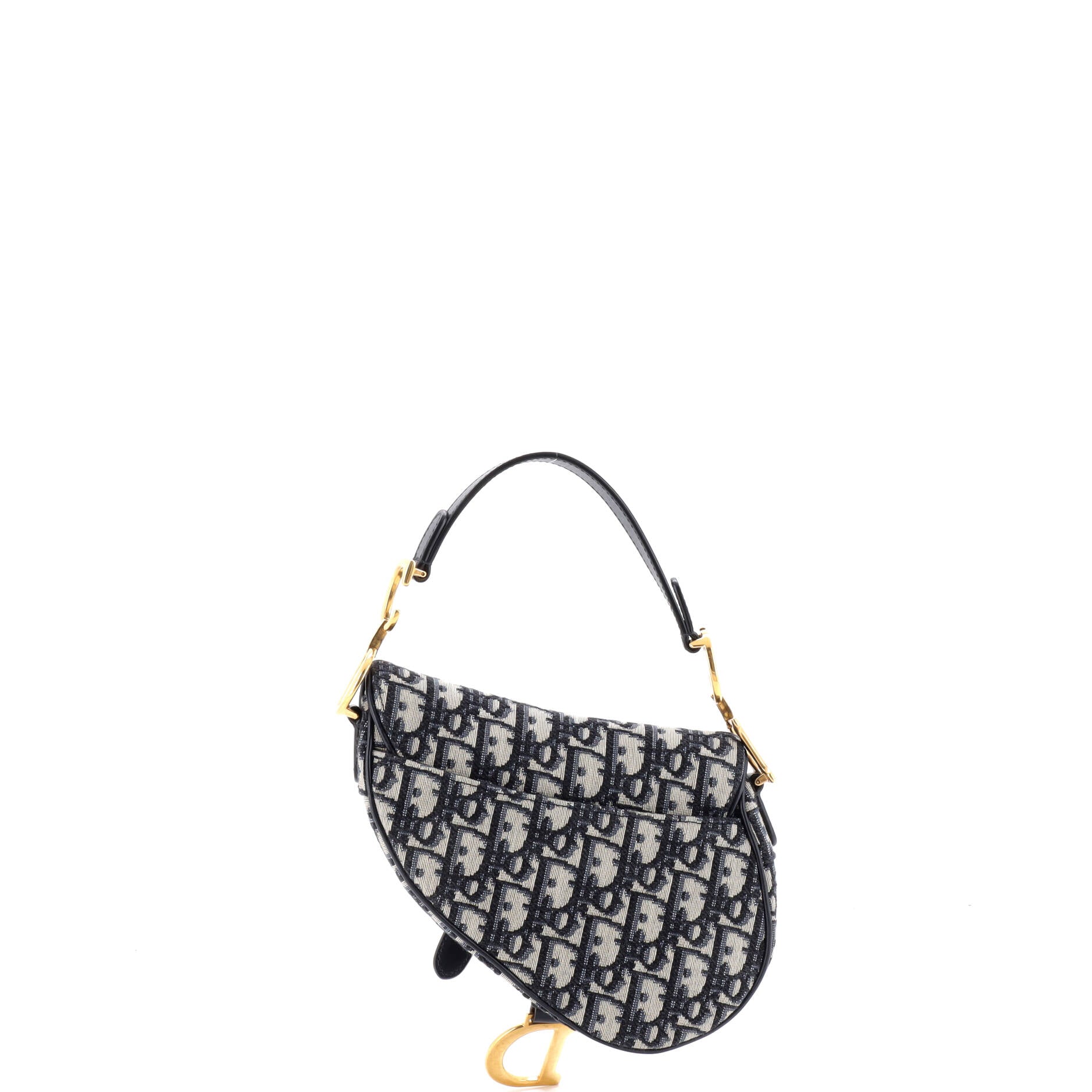 Saddle Handbag Oblique Canvas Mini