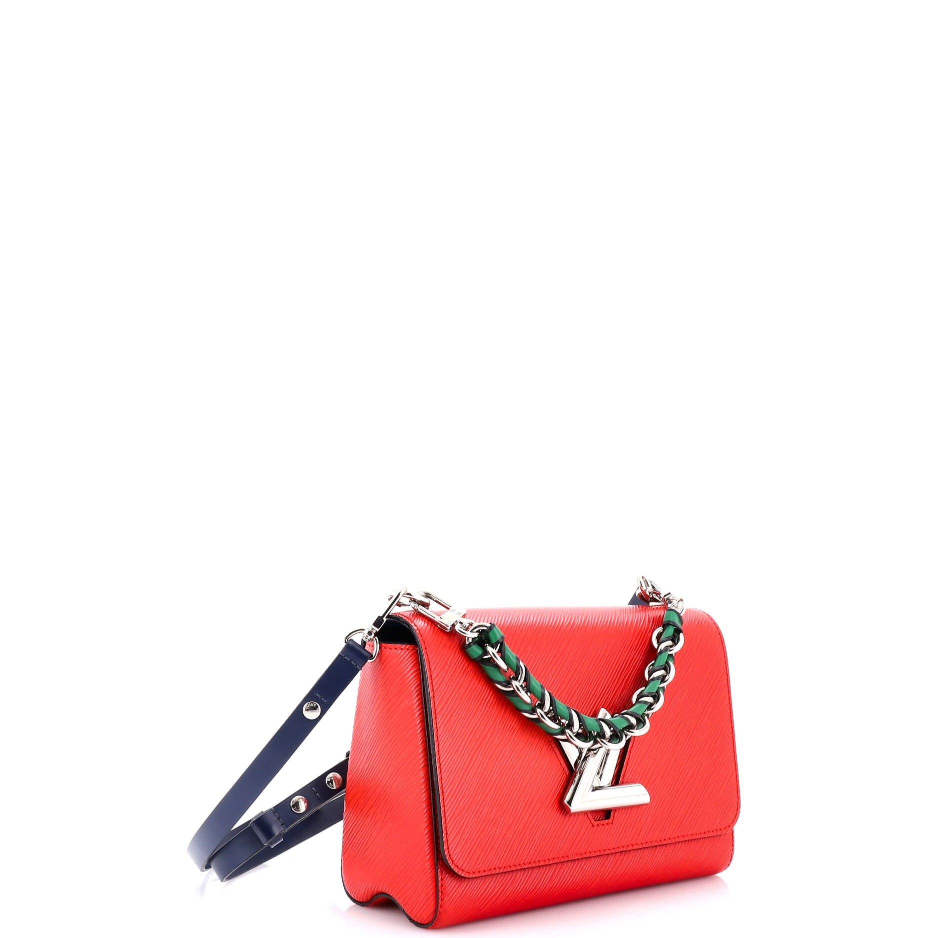 Braided Handle Twist Bag Epi Leather MM