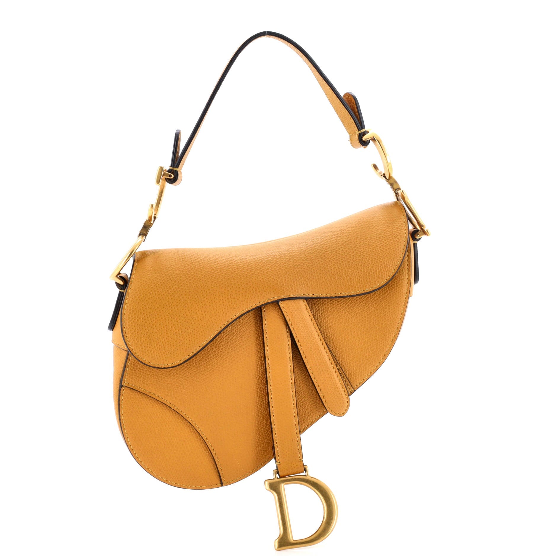 Saddle Handbag Leather Mini
