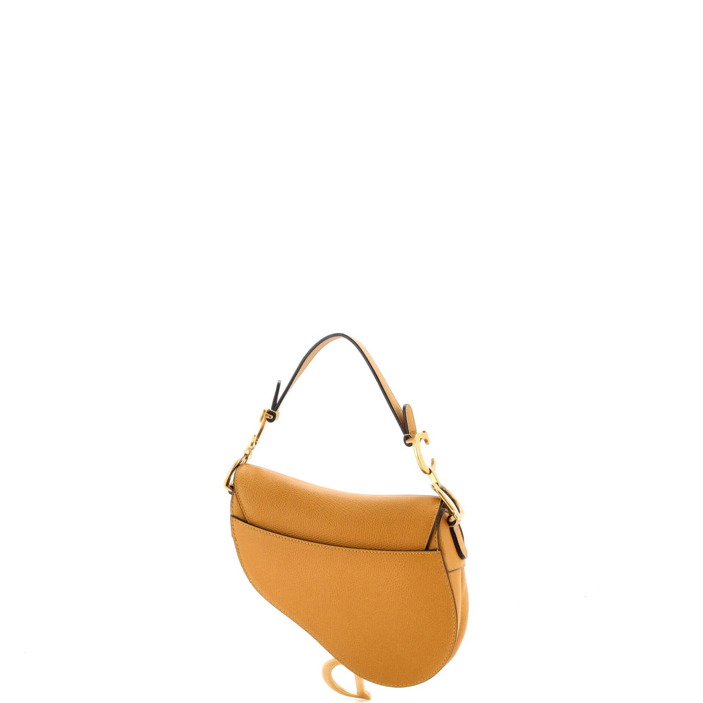 Saddle Handbag Leather Mini