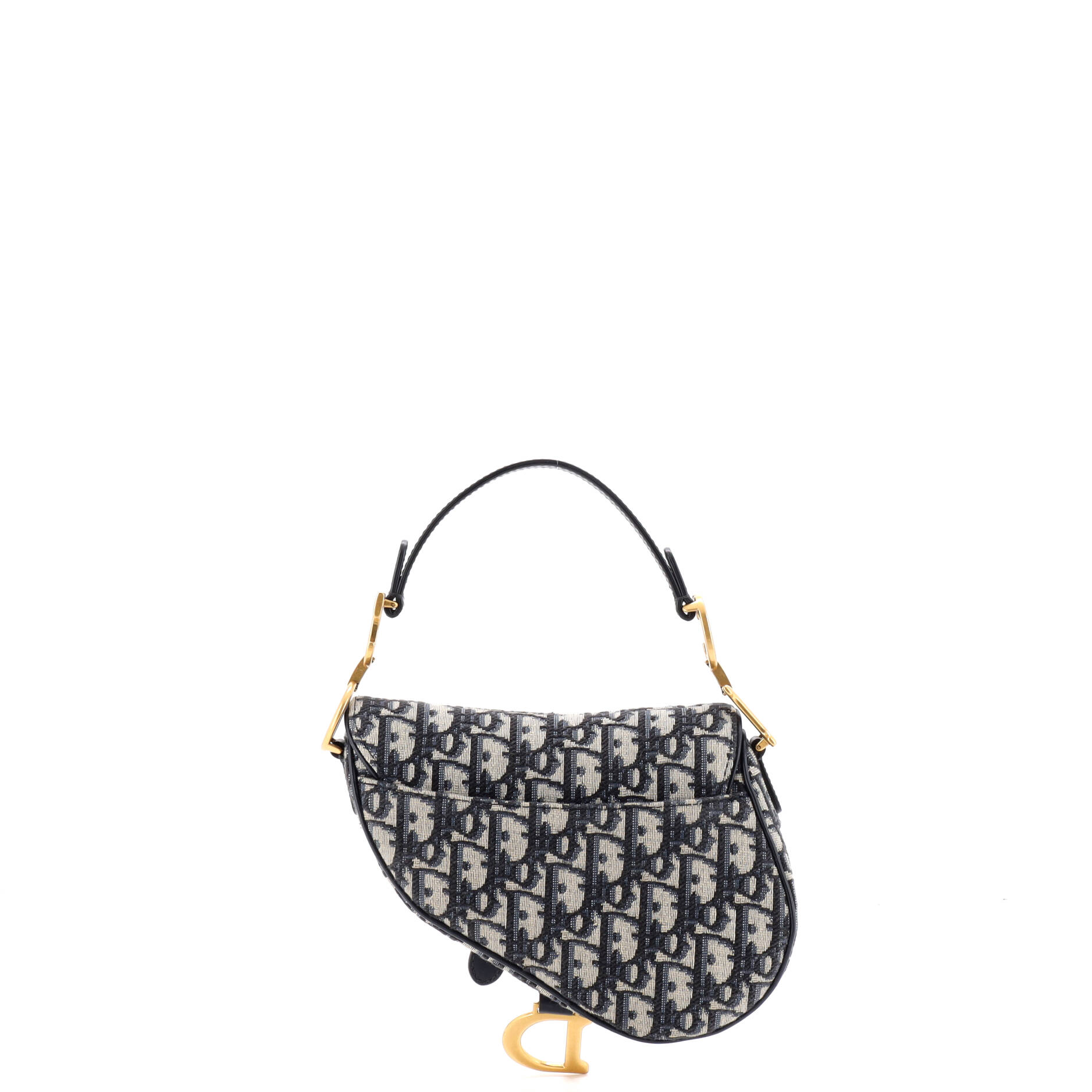 Saddle Handbag Oblique Canvas Mini