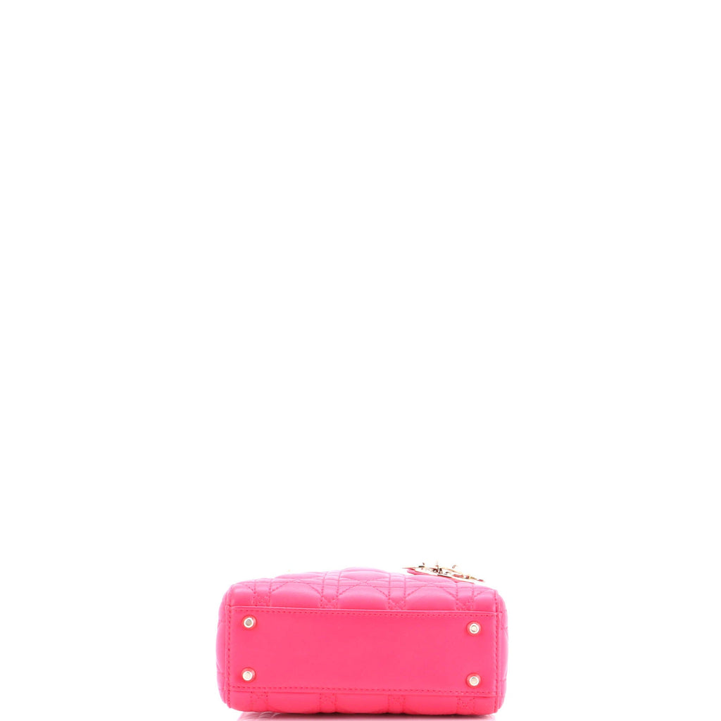 Lady Dior Bag Cannage Quilt Lambskin Mini