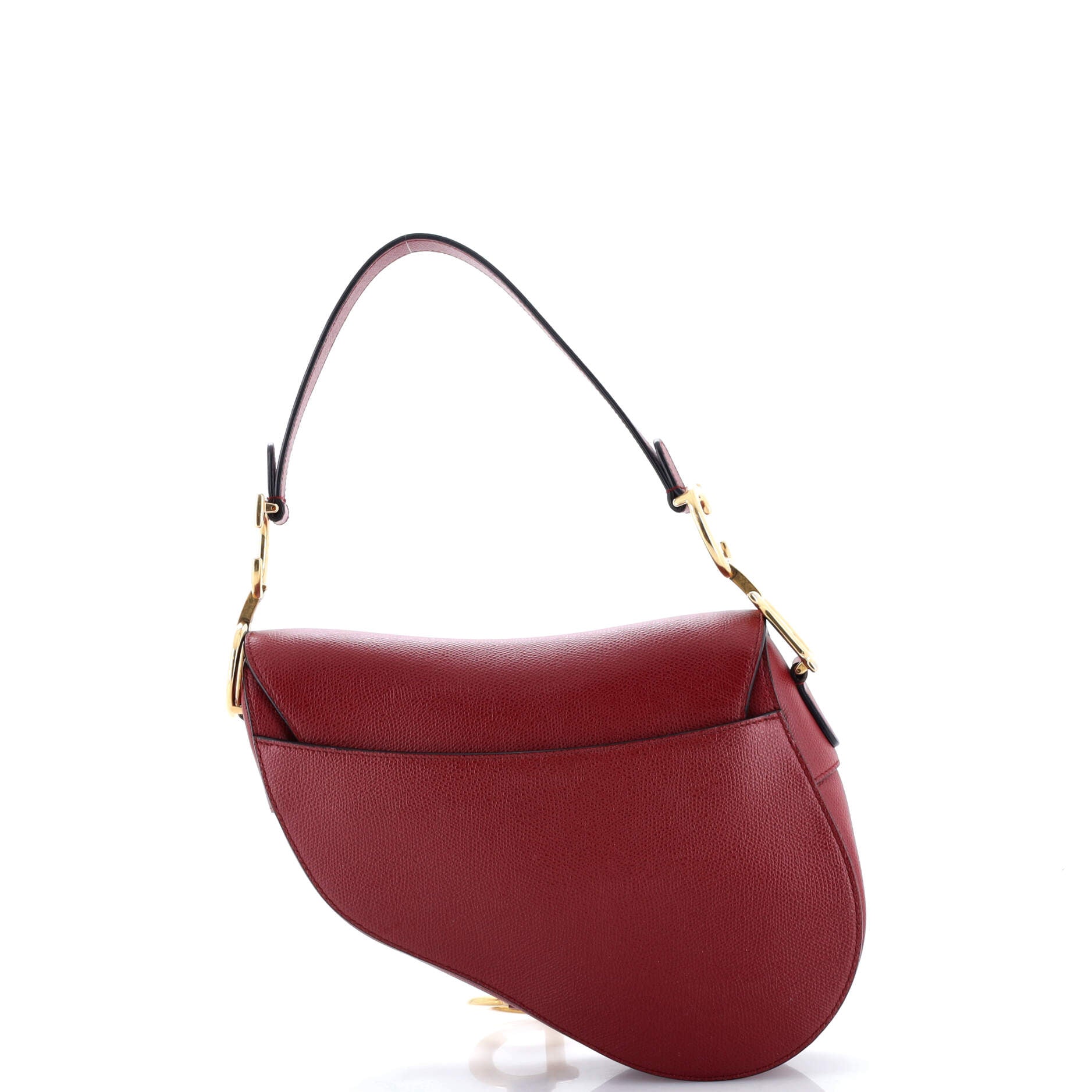 Saddle Handbag Leather Medium