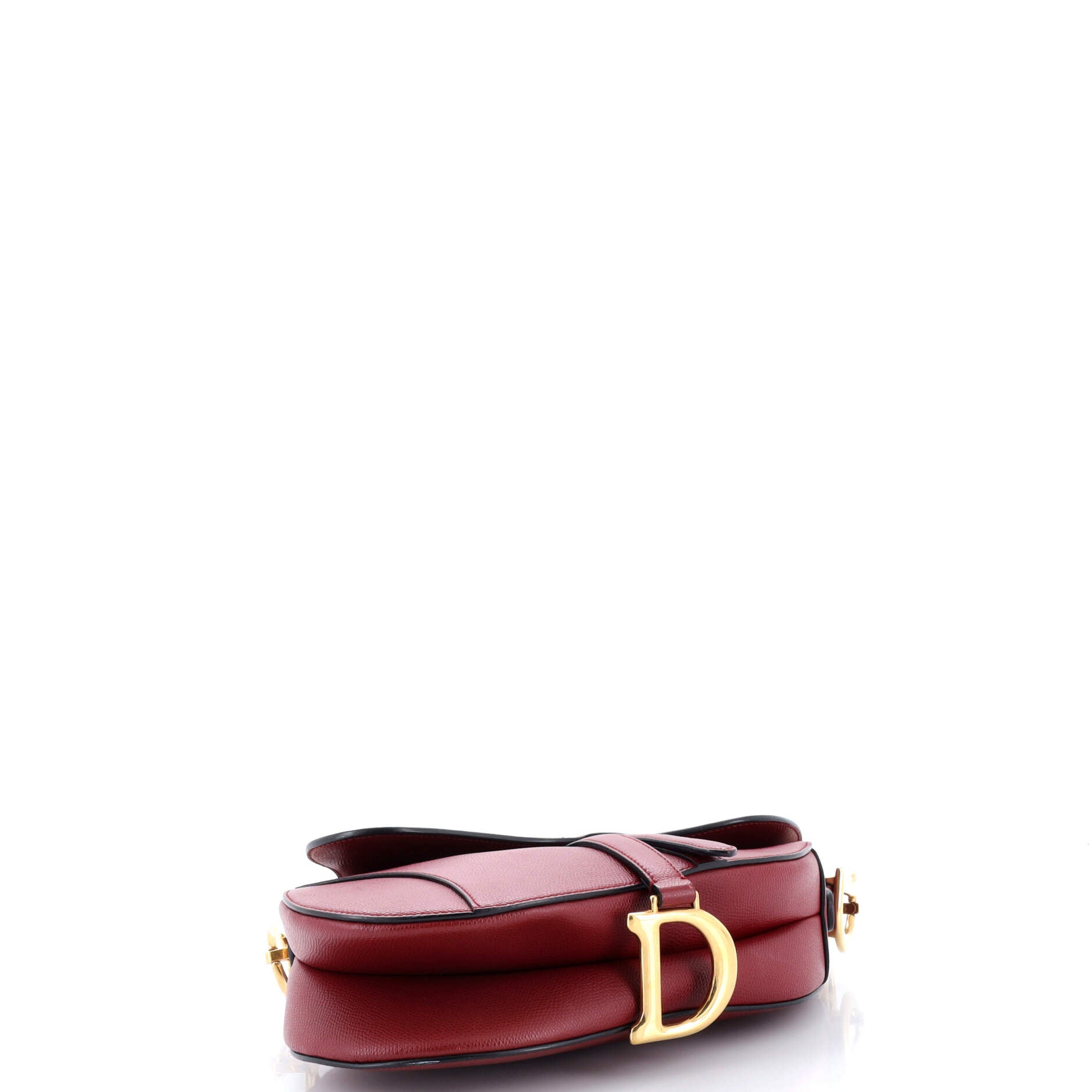 Saddle Handbag Leather Medium