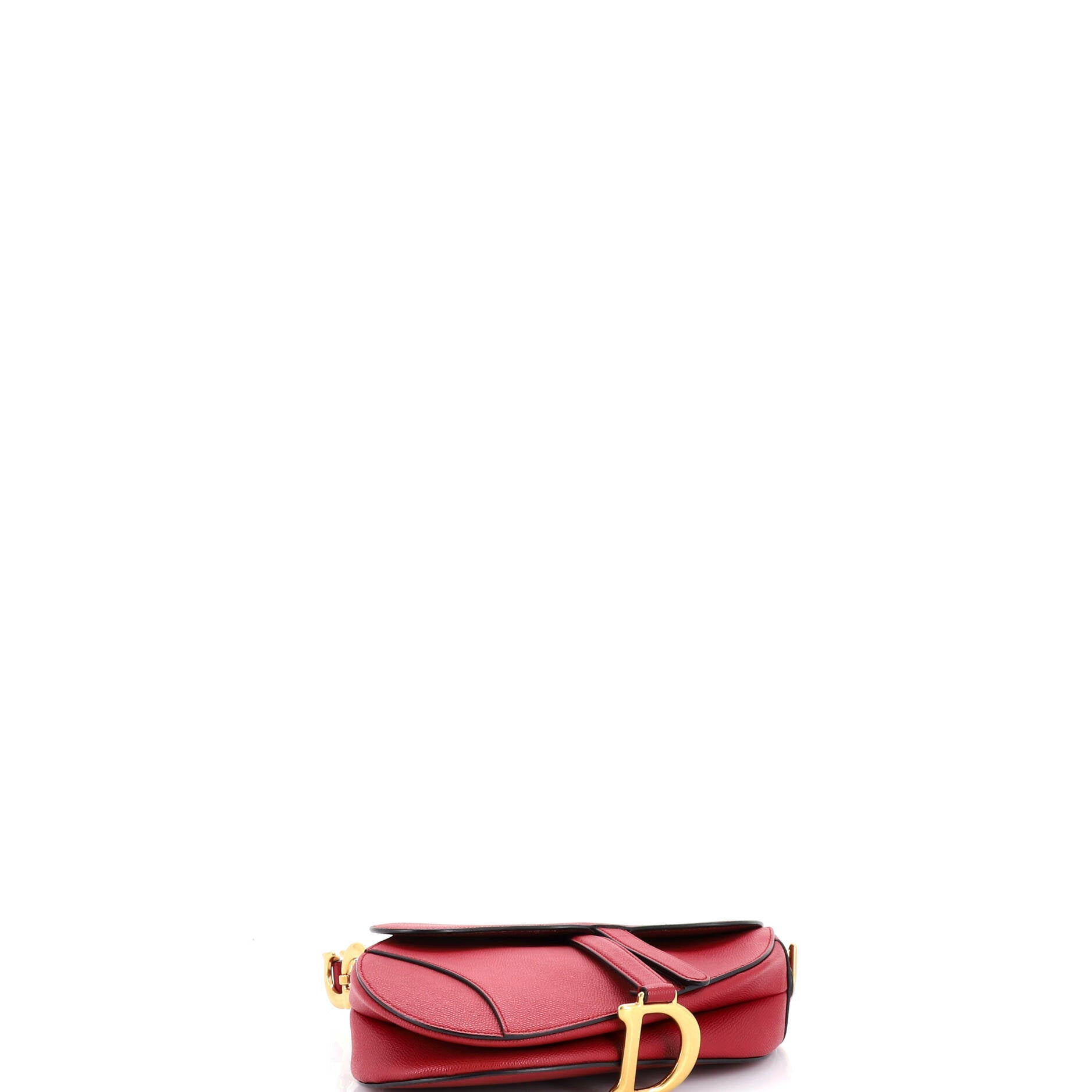 Saddle Handbag Leather Medium
