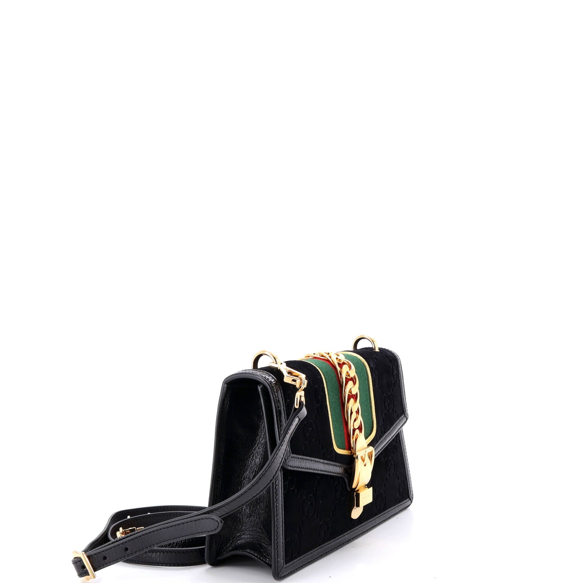 Sylvie Shoulder Bag GG Velvet Small