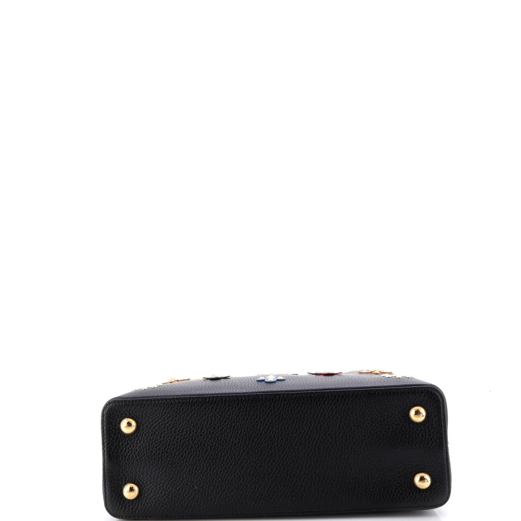 Capucines Bag Leather with Embellished Detail PM