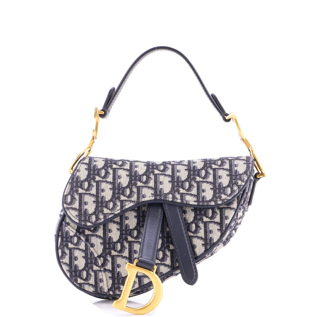 Saddle Handbag Oblique Canvas Mini