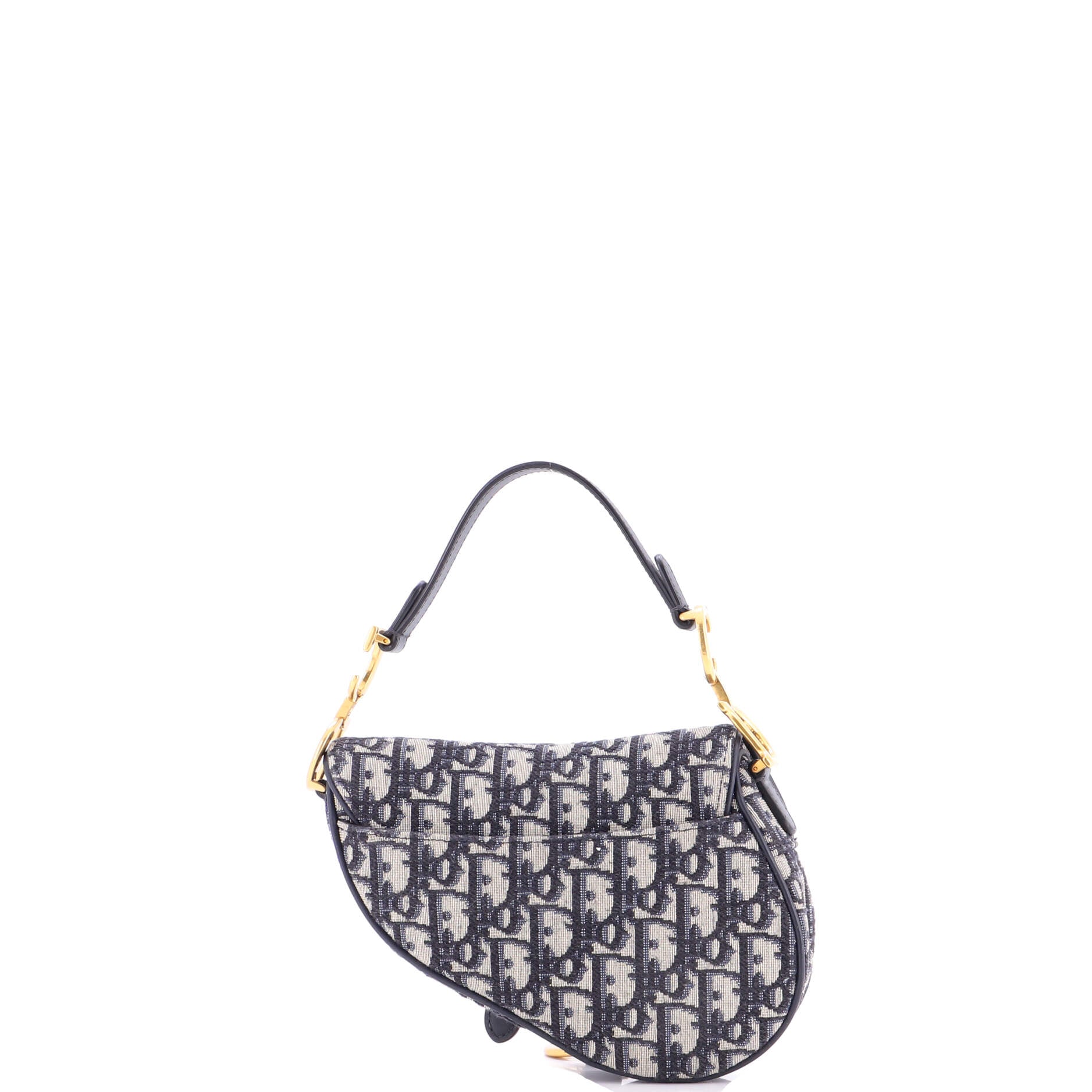 Saddle Handbag Oblique Canvas Mini