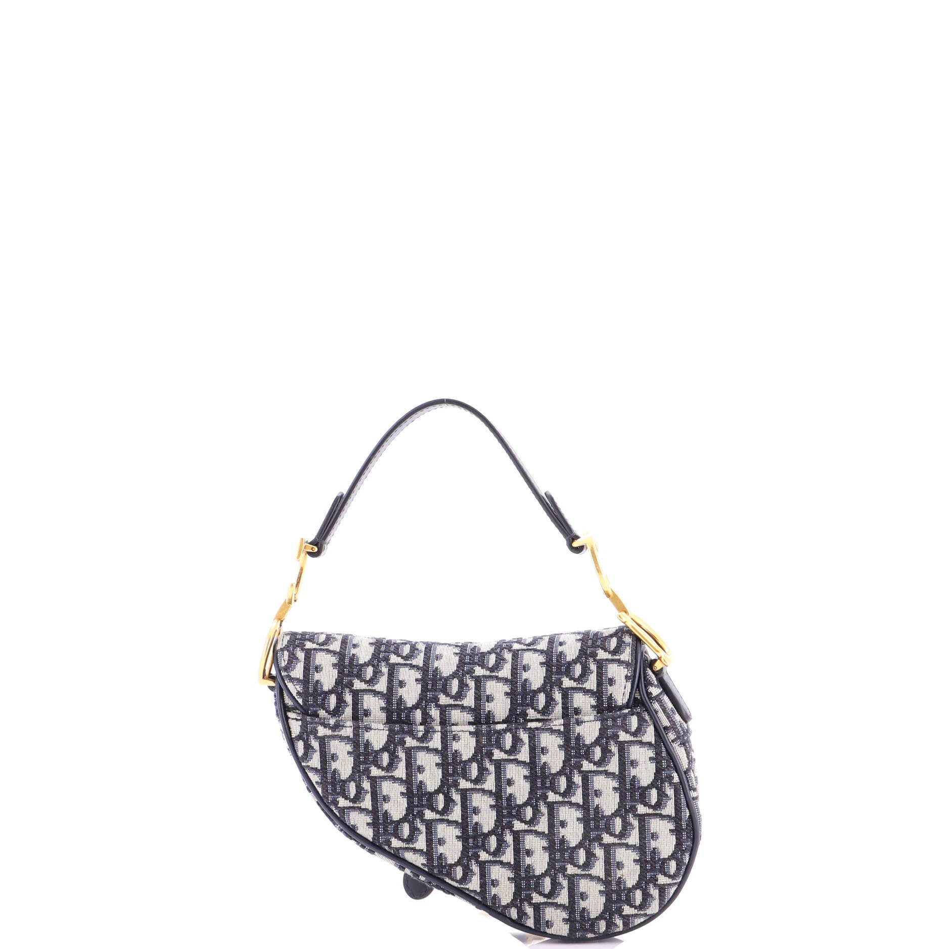 Saddle Handbag Oblique Canvas Mini