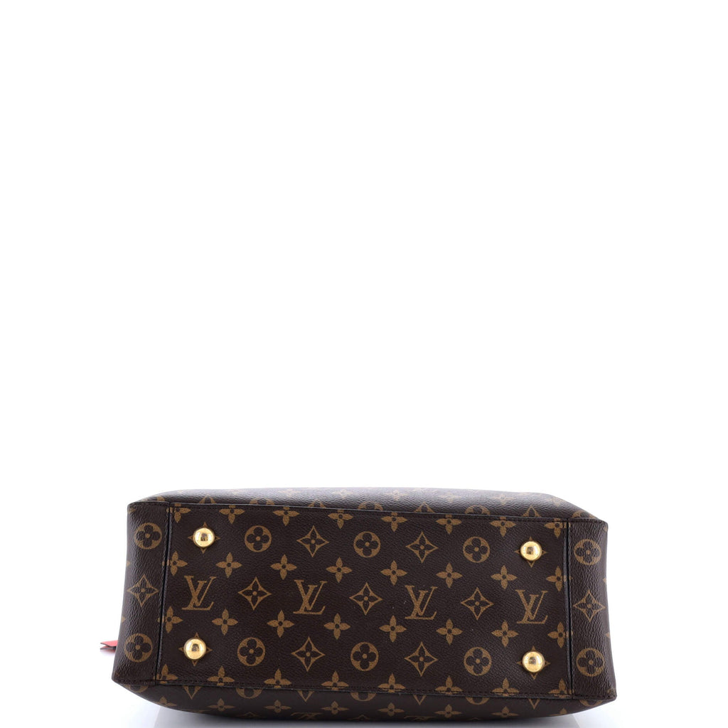 Flower Tote Monogram Canvas with Leather
