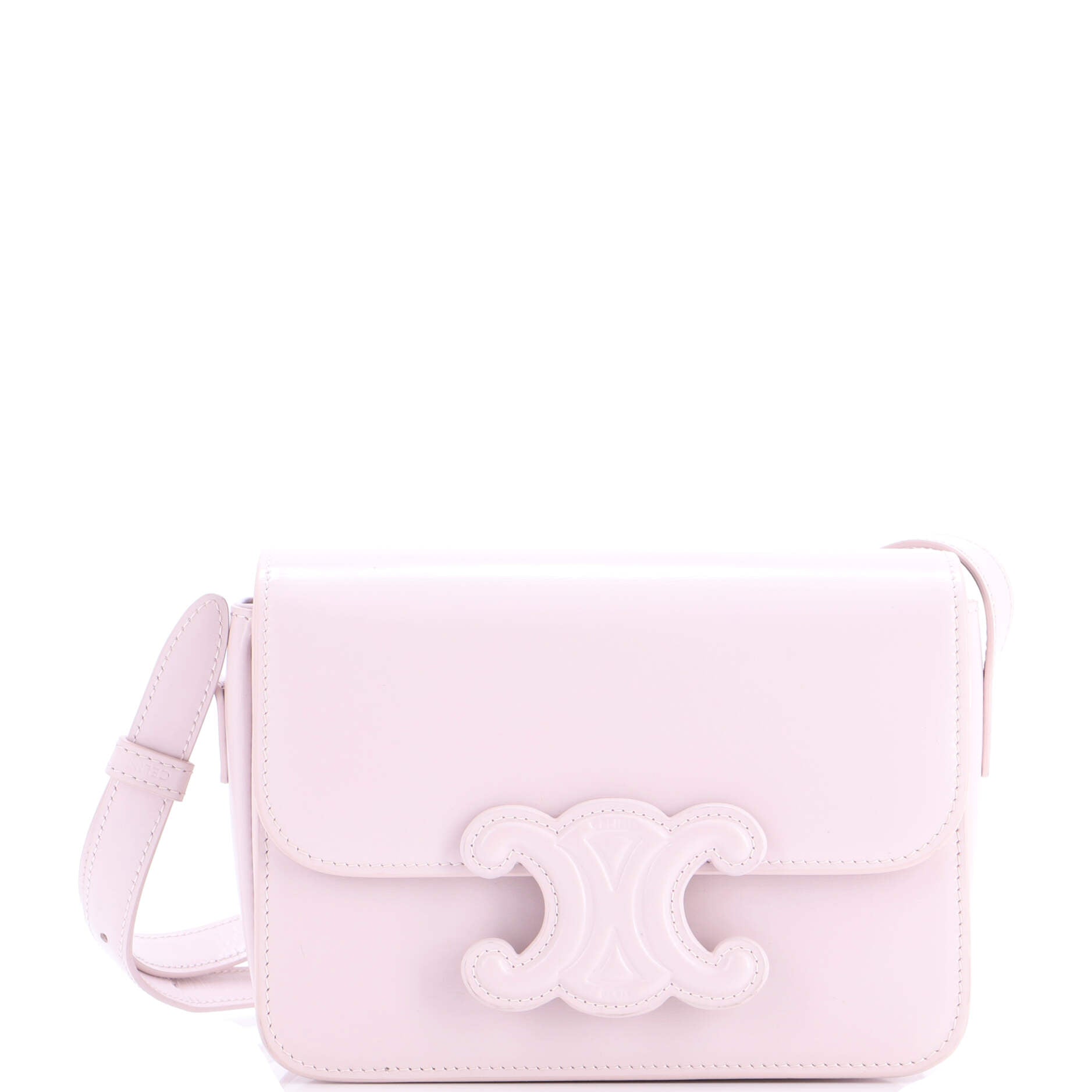 Triomphe Shoulder Bag Smooth Calfskin Teen