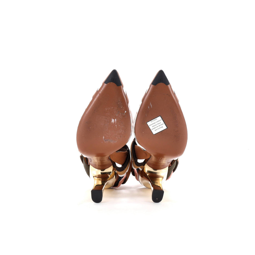Women's Colibri Slingback Pumps Zucca PVC