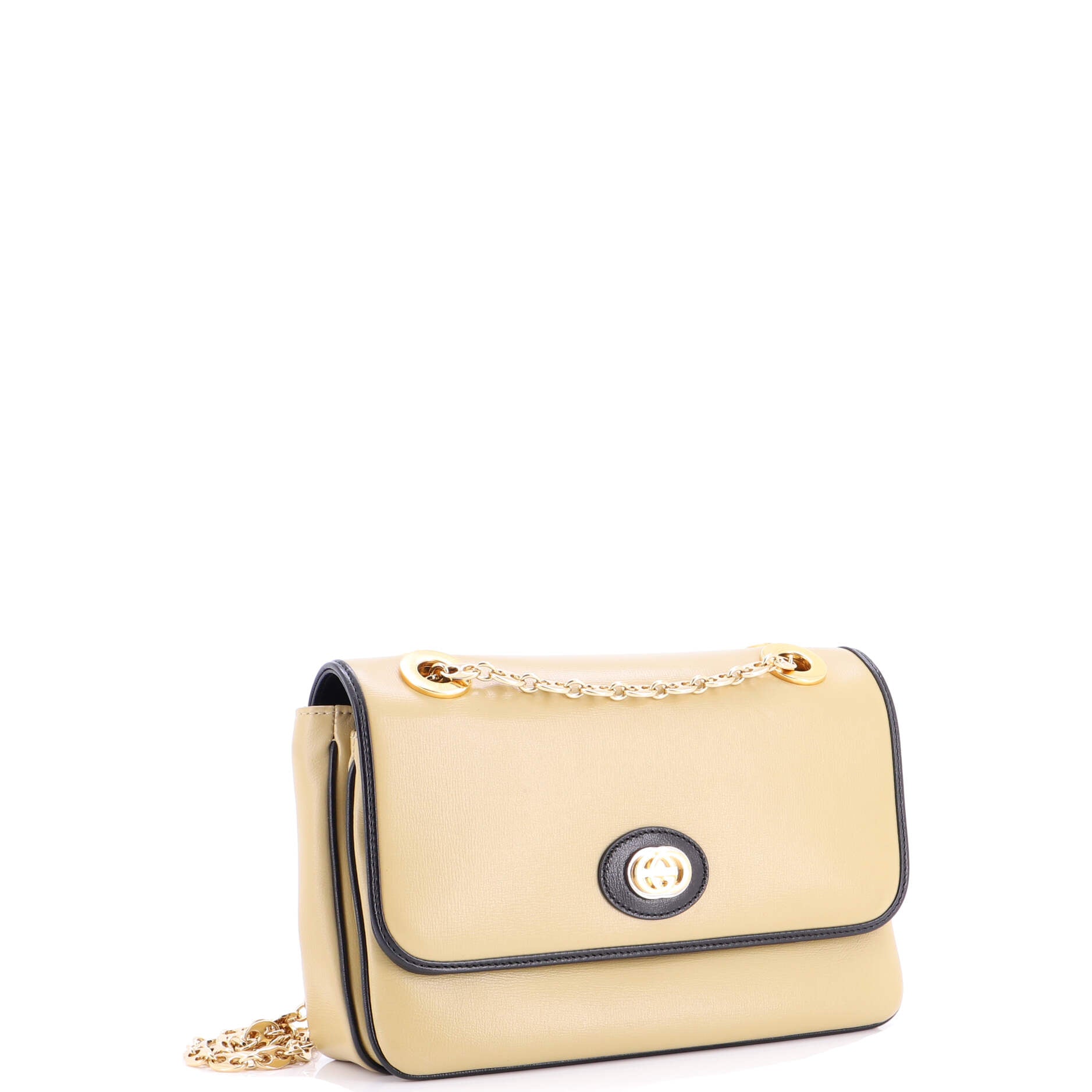 Marina Chain Flap Bag Leather Small