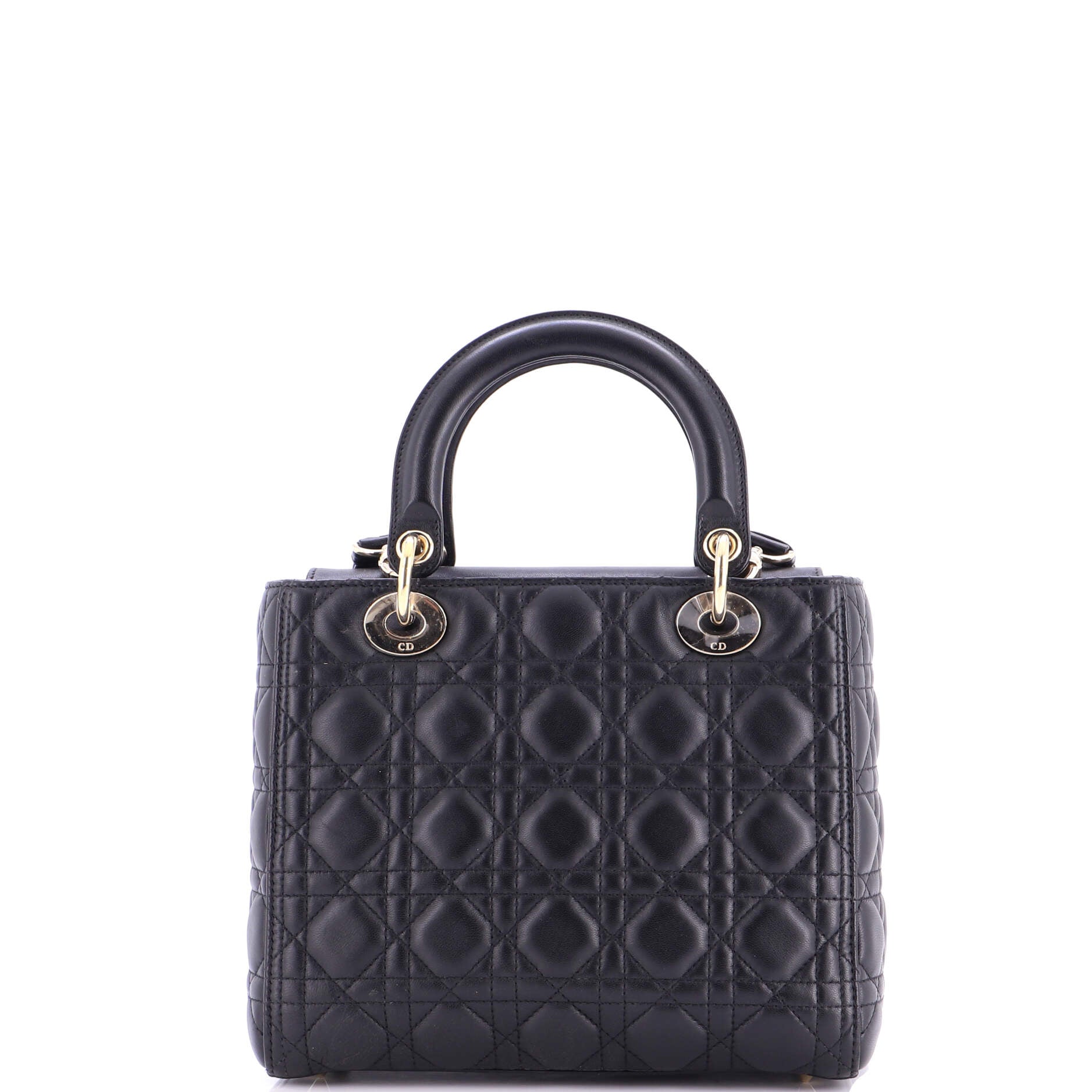 Lady Dior Bag Cannage Quilt Lambskin Medium