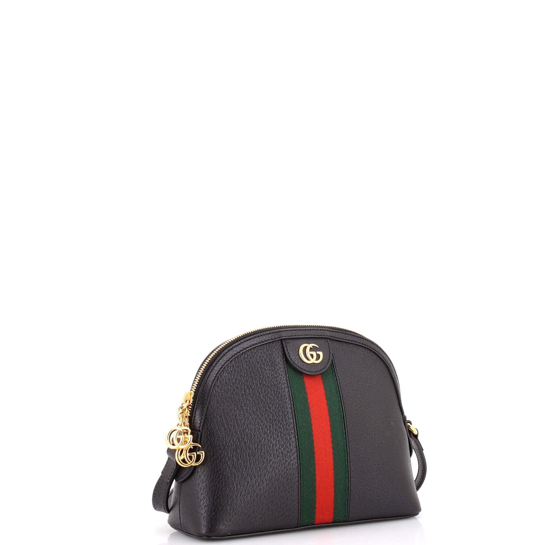 Ophidia Dome Shoulder Bag Leather Small