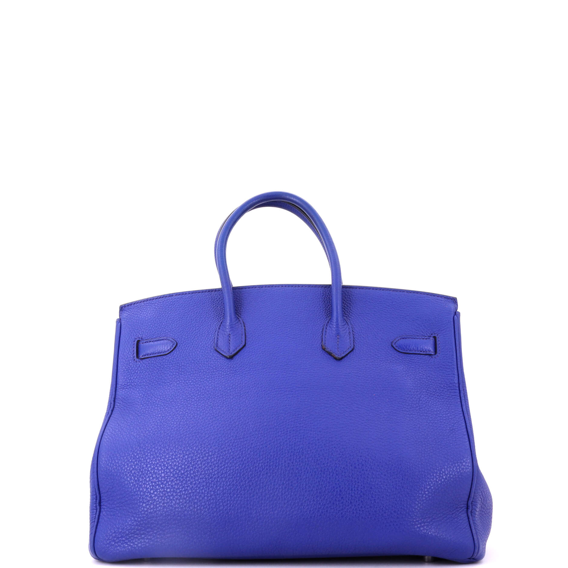 Birkin Handbag Bleu Electrique Togo with Palladium Hardware 35