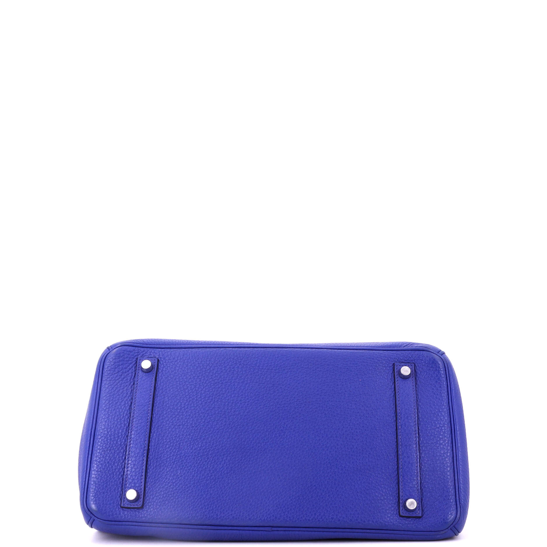 Birkin Handbag Bleu Electrique Togo with Palladium Hardware 35