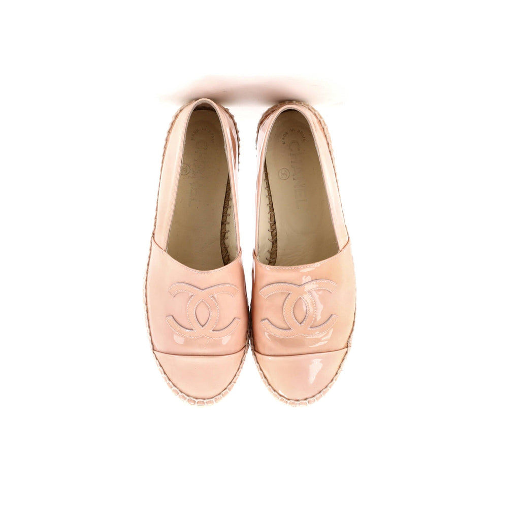 Women's CC Cap Toe Espadrilles Patent