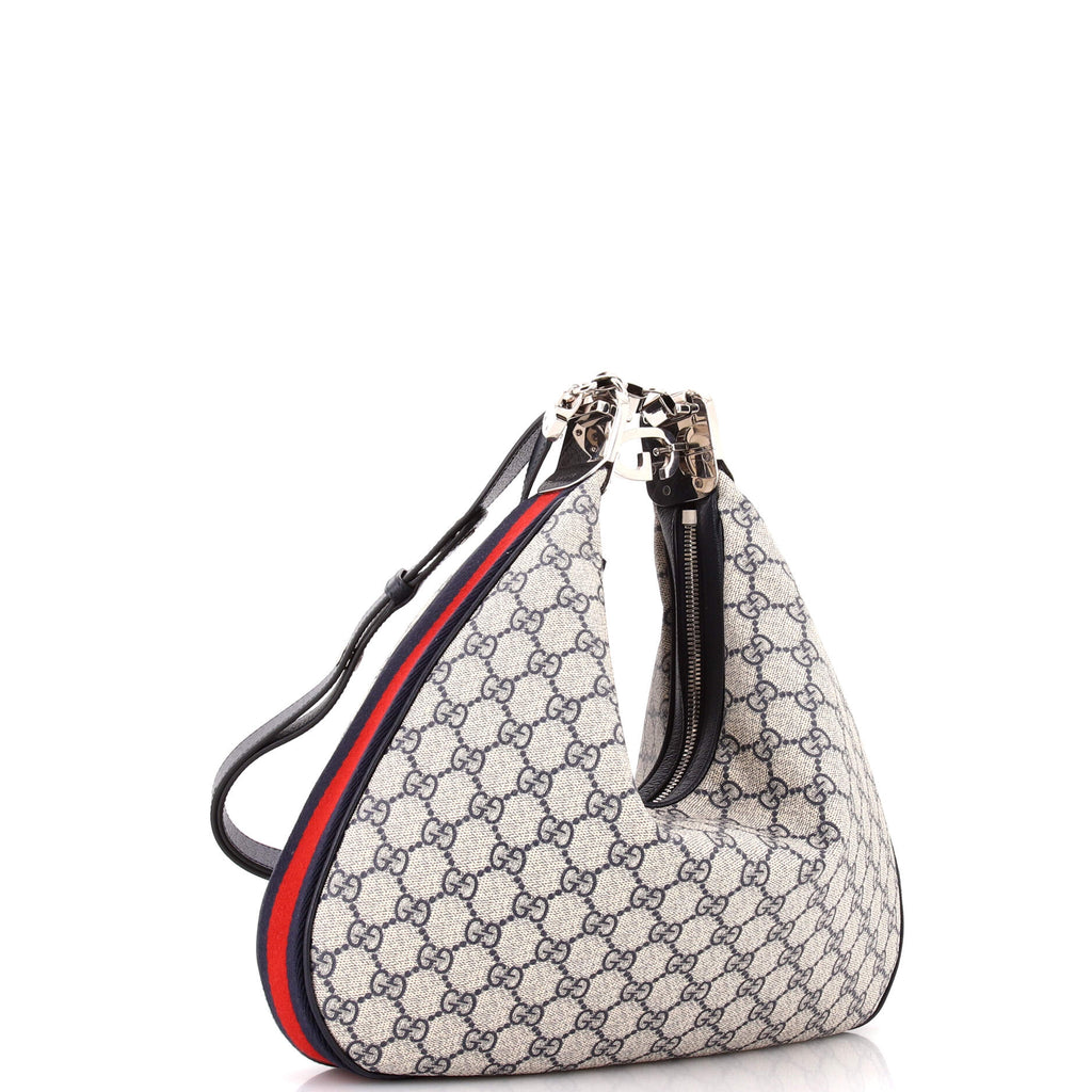 Attache Shoulder Bag GG Coated Canvas Medium