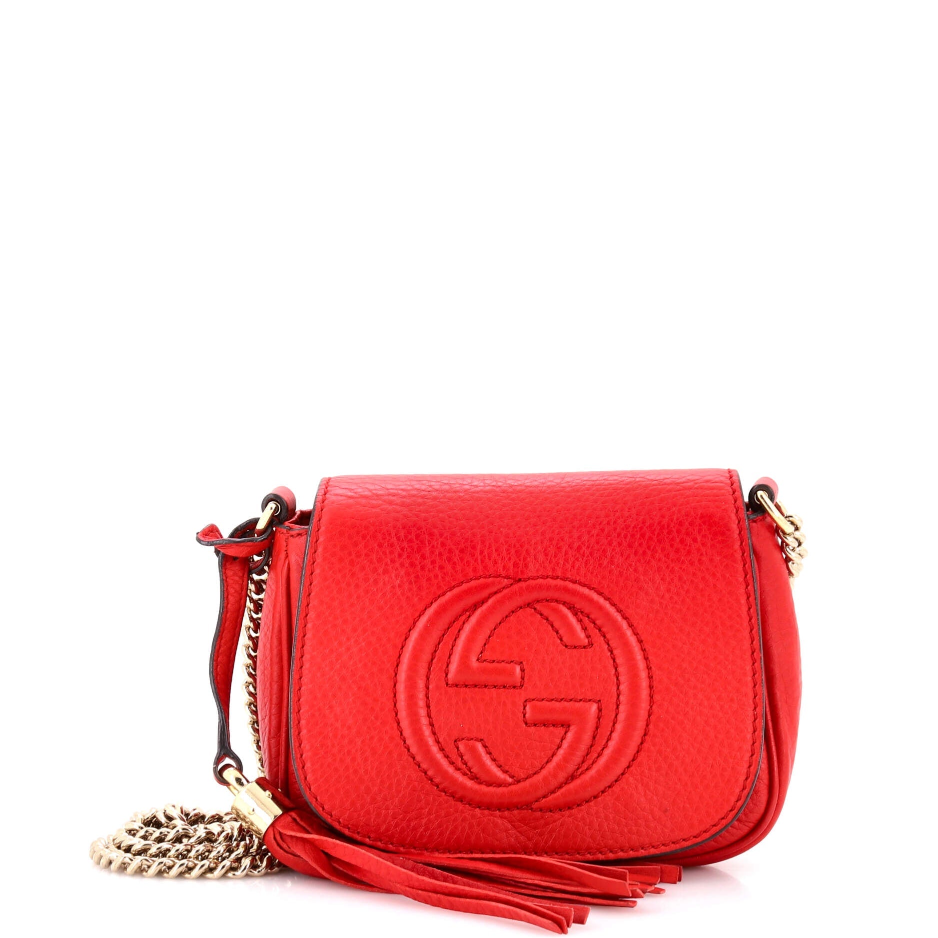 Soho Chain Crossbody Bag Leather Small