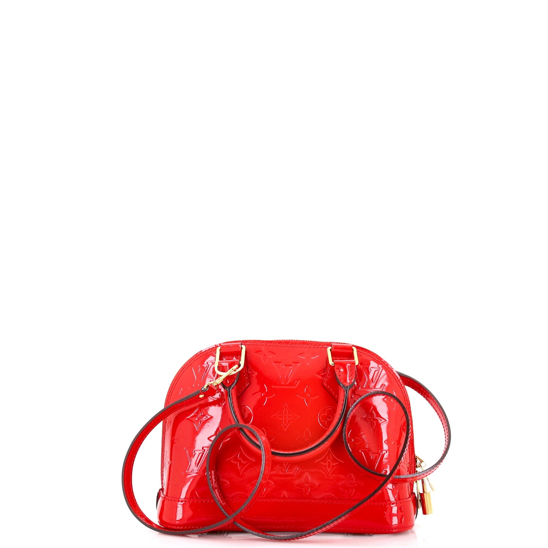 Alma Handbag Monogram Vernis BB