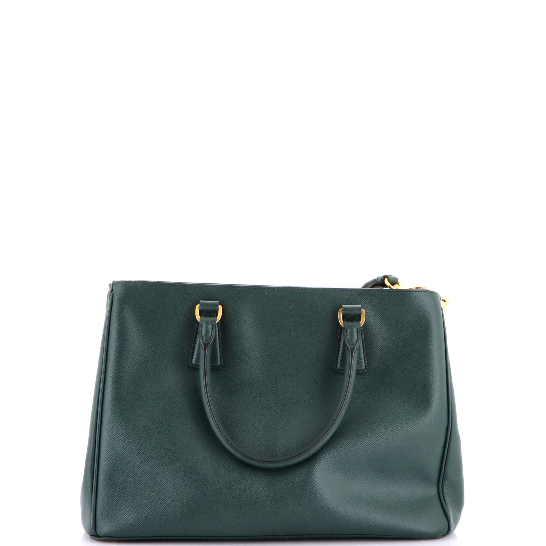 Double Zip Lux Tote Saffiano Leather Medium