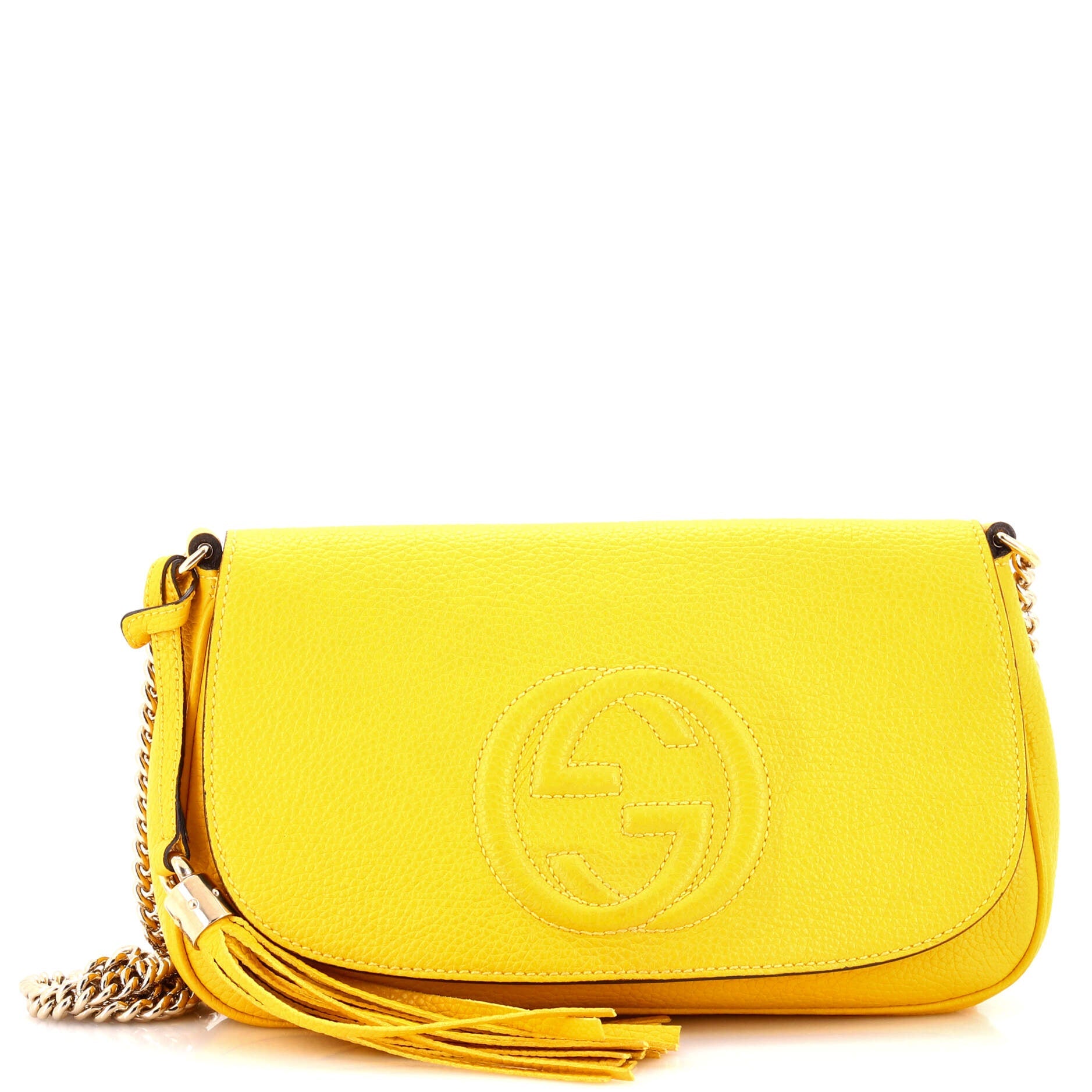 Soho Chain Crossbody Bag Leather Medium