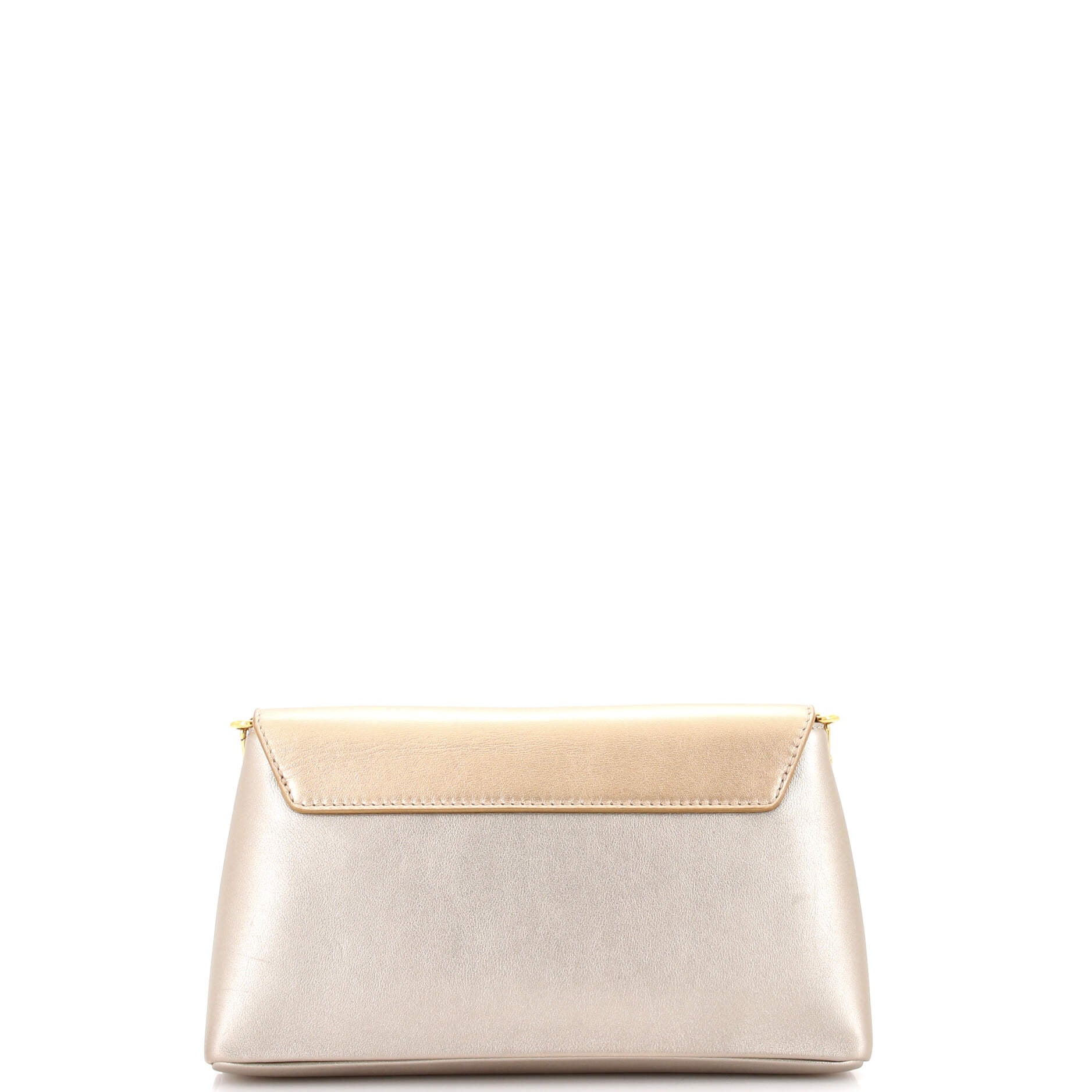 Love Note Chain Clutch Leather