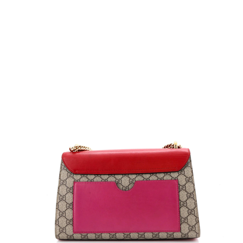Padlock Shoulder Bag GG Coated Canvas and Leather Medium