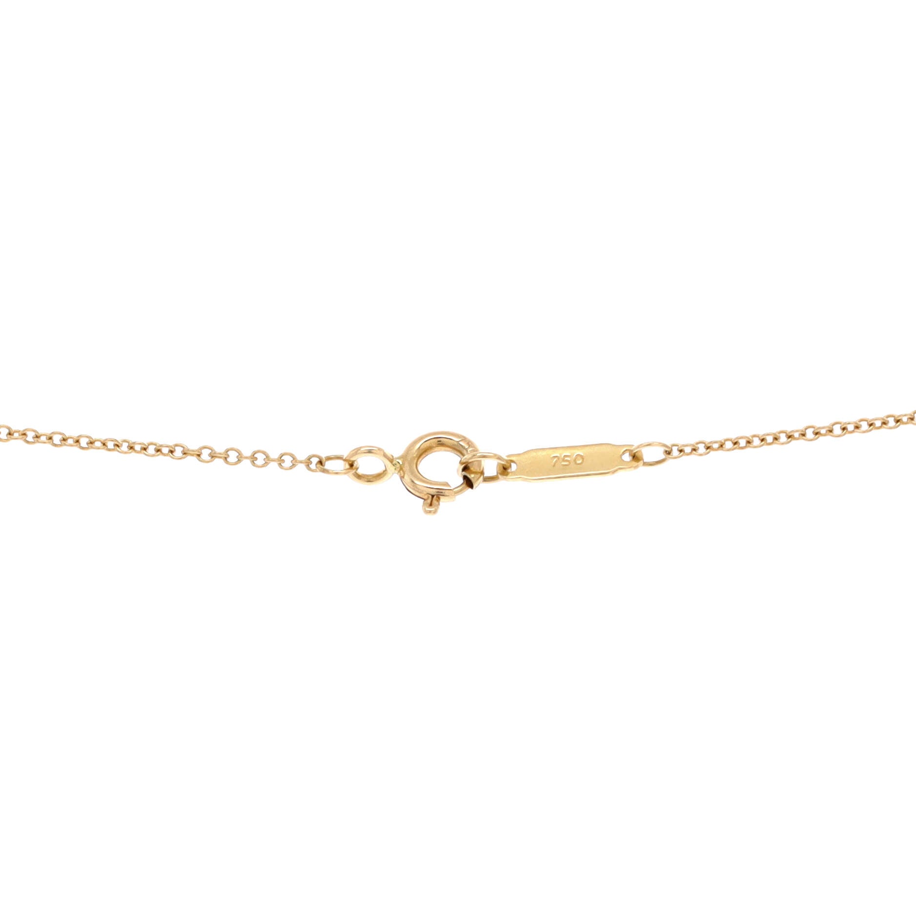 Cross Pendant Necklace 18K Yellow Gold with Diamond