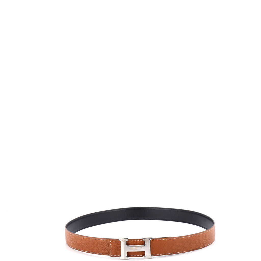 Constance Reversible Belt Leather with Guilloche Hardware Medium