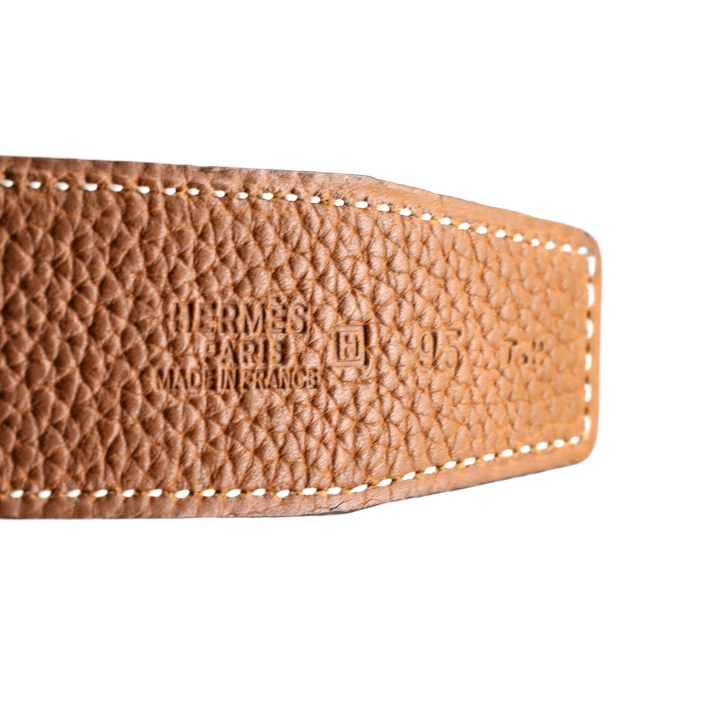 Constance Reversible Belt Leather with Guilloche Hardware Medium