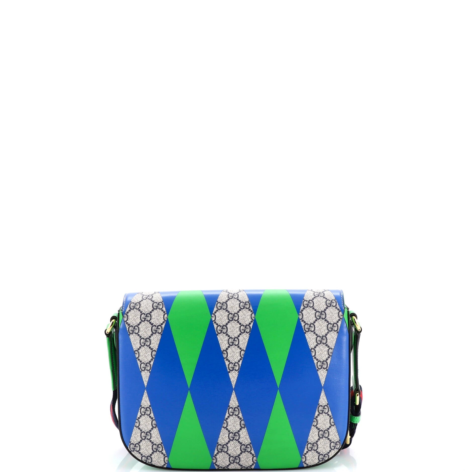 Horsebit 1955 Shoulder Bag Printed GG Coated Canvas Large