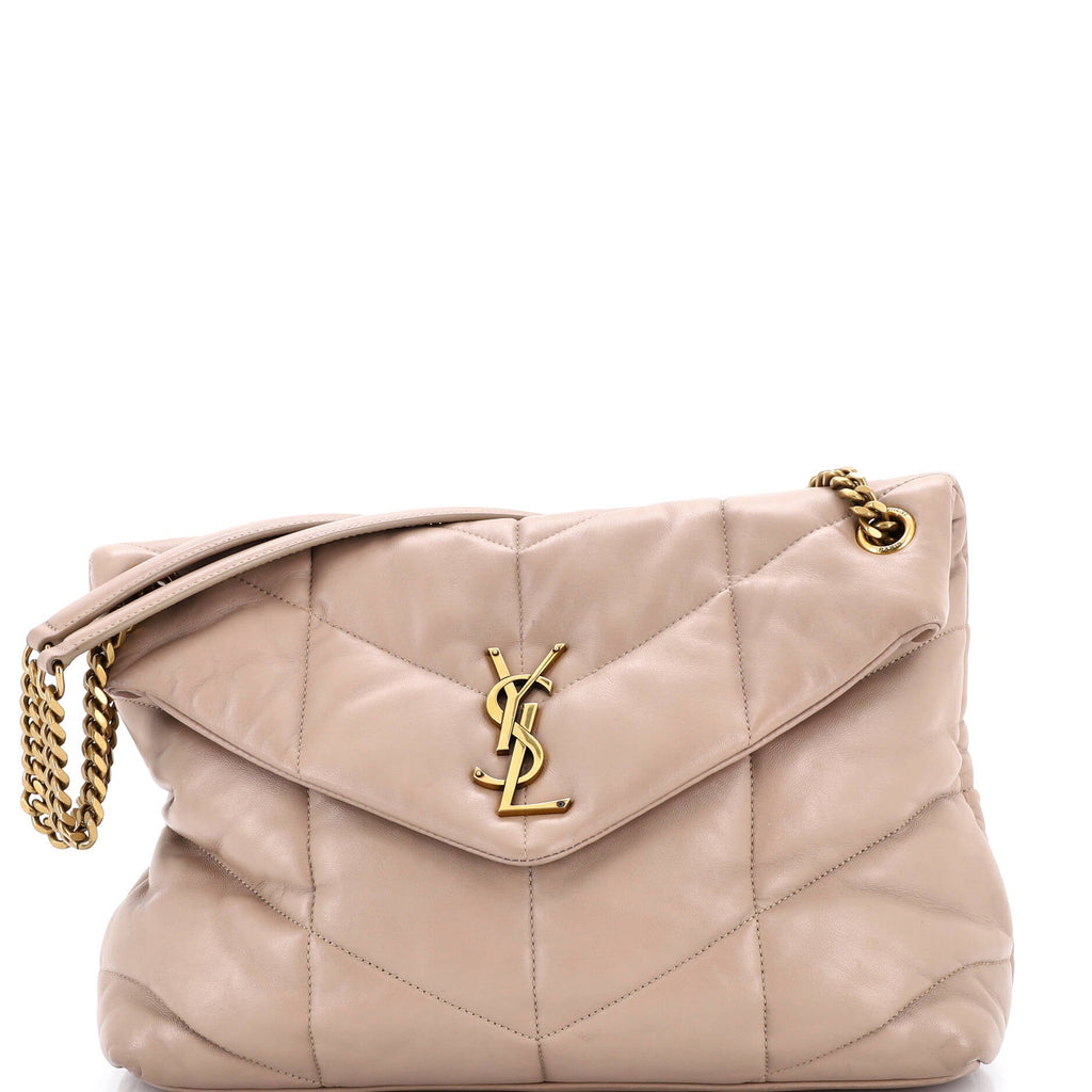 Loulou Puffer Shoulder Bag Quilted Leather Medium