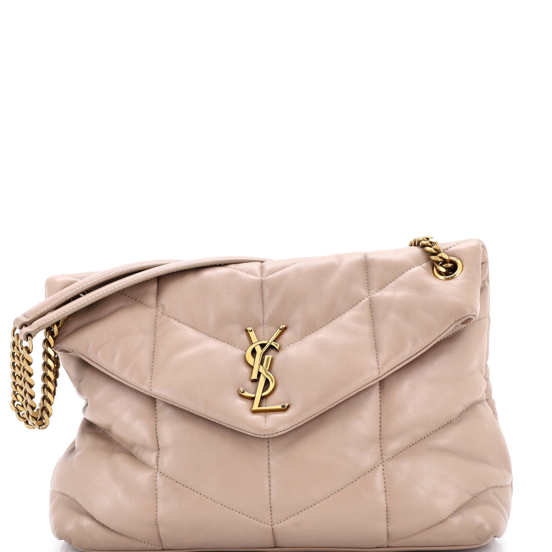 Loulou Puffer Shoulder Bag Quilted Leather Medium