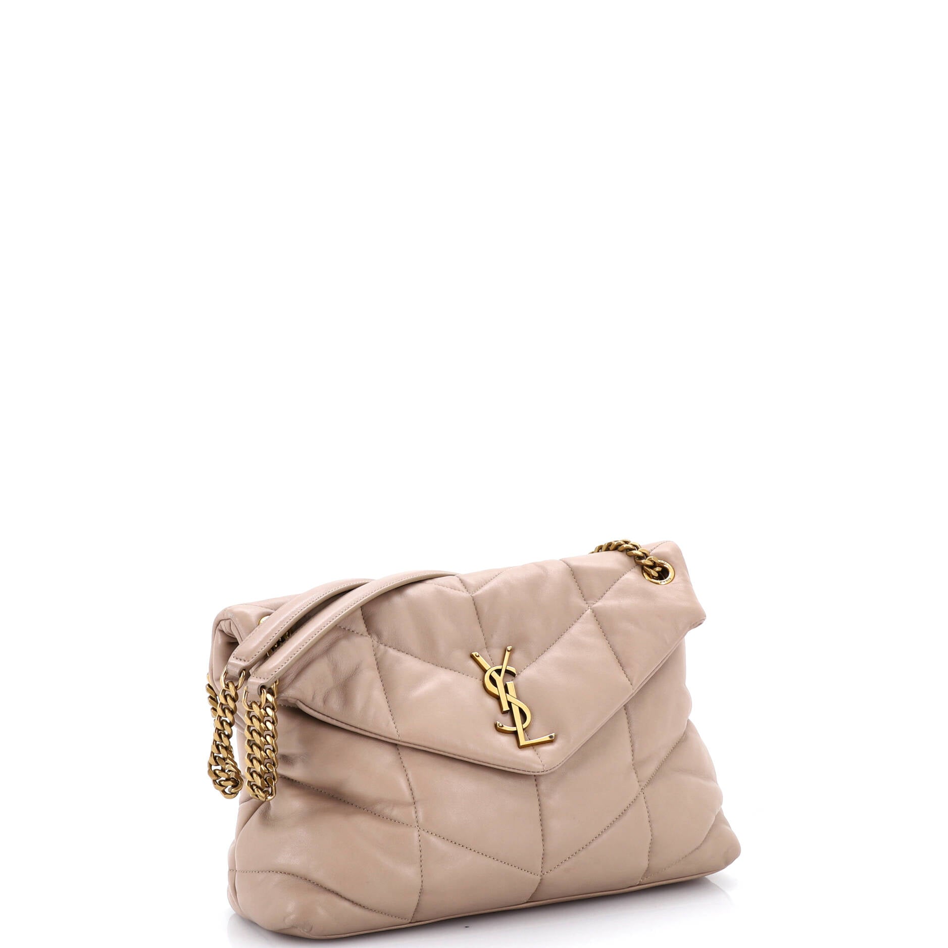 Loulou Puffer Shoulder Bag Quilted Leather Medium