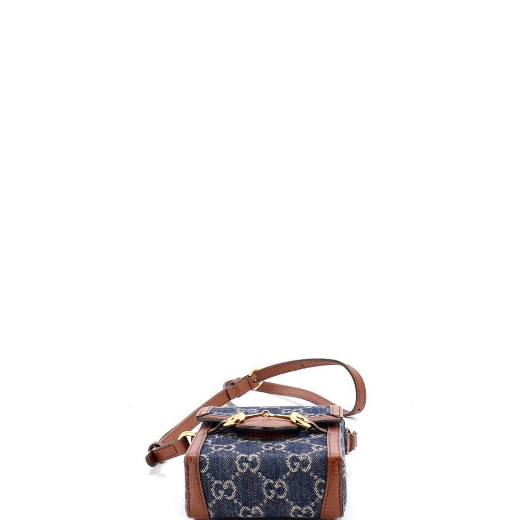 Horsebit 1955 Crossbody Bag GG Denim Mini