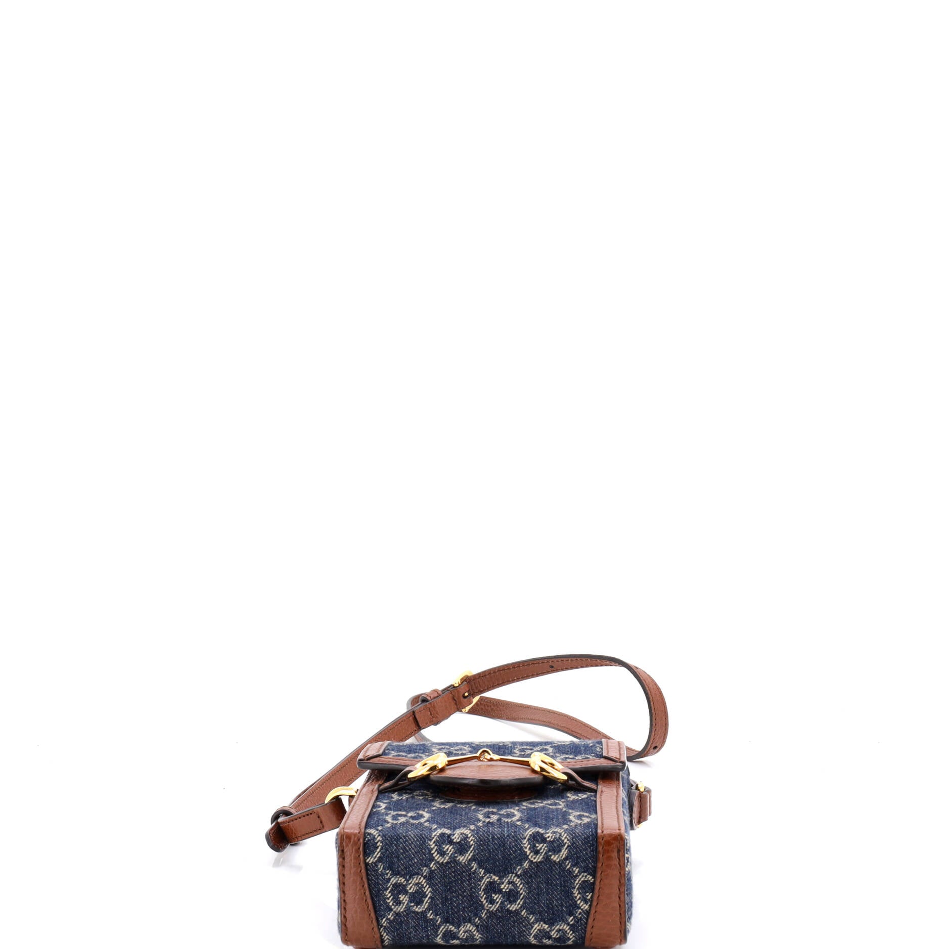 Horsebit 1955 Crossbody Bag GG Denim Mini
