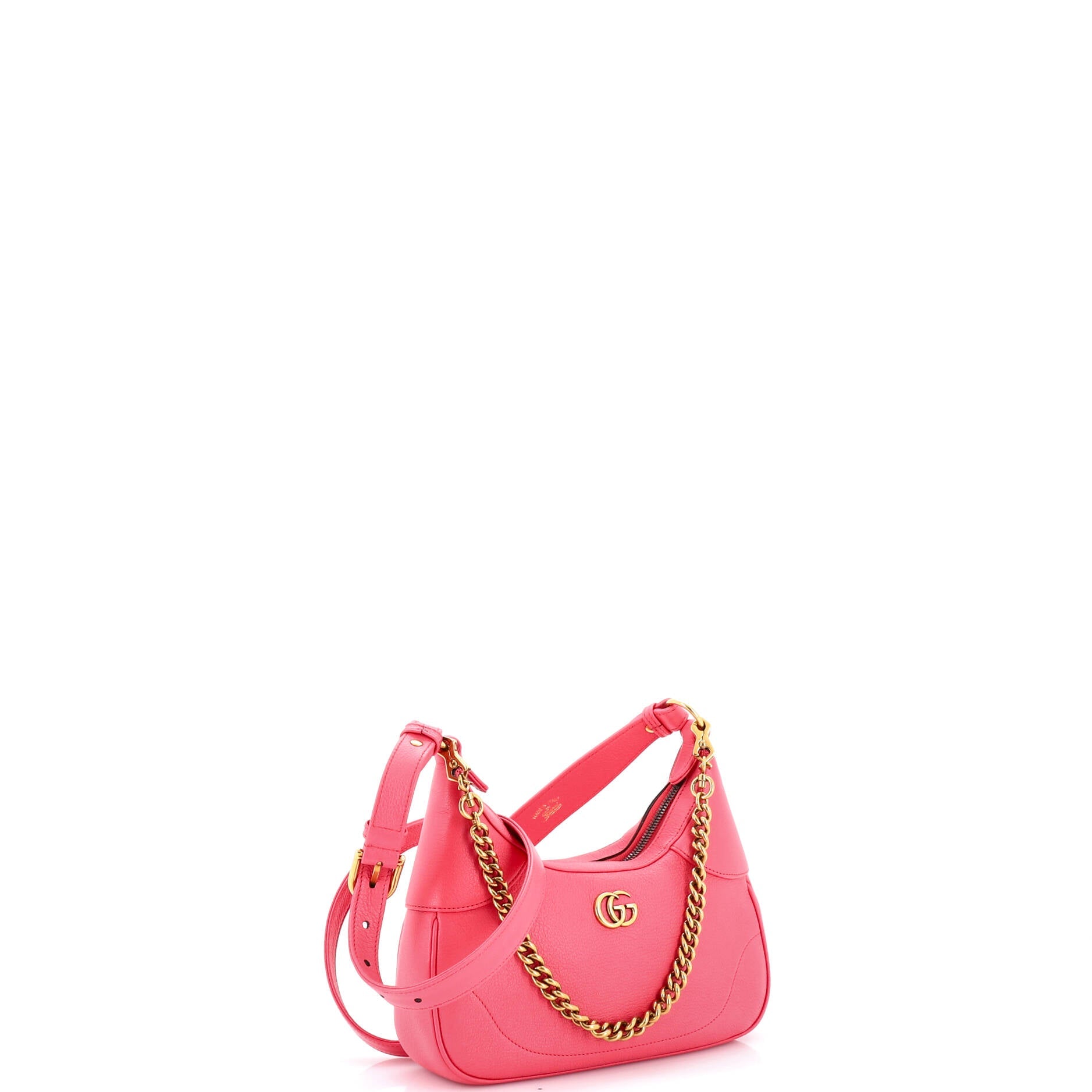 Aphrodite Zip Shoulder Bag Leather Small