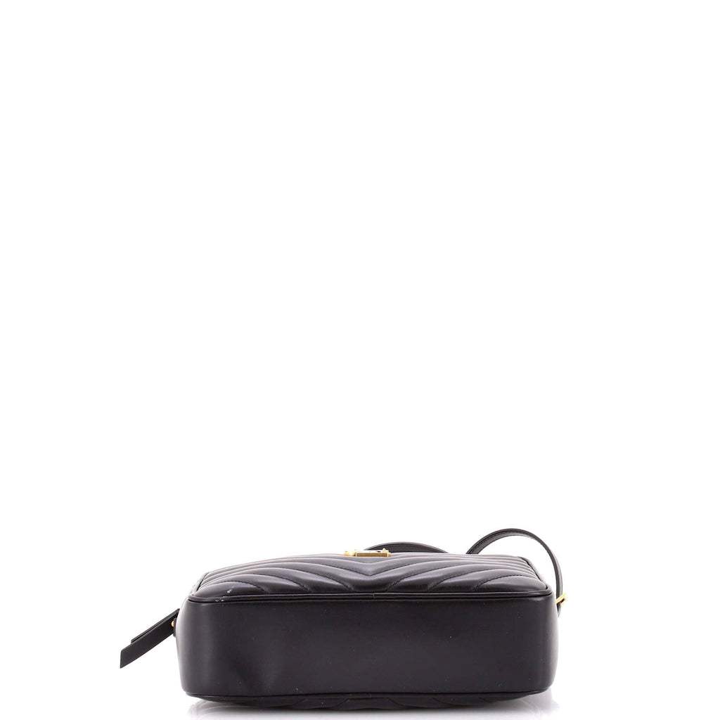 Lou Camera Bag Matelasse Chevron Leather Small