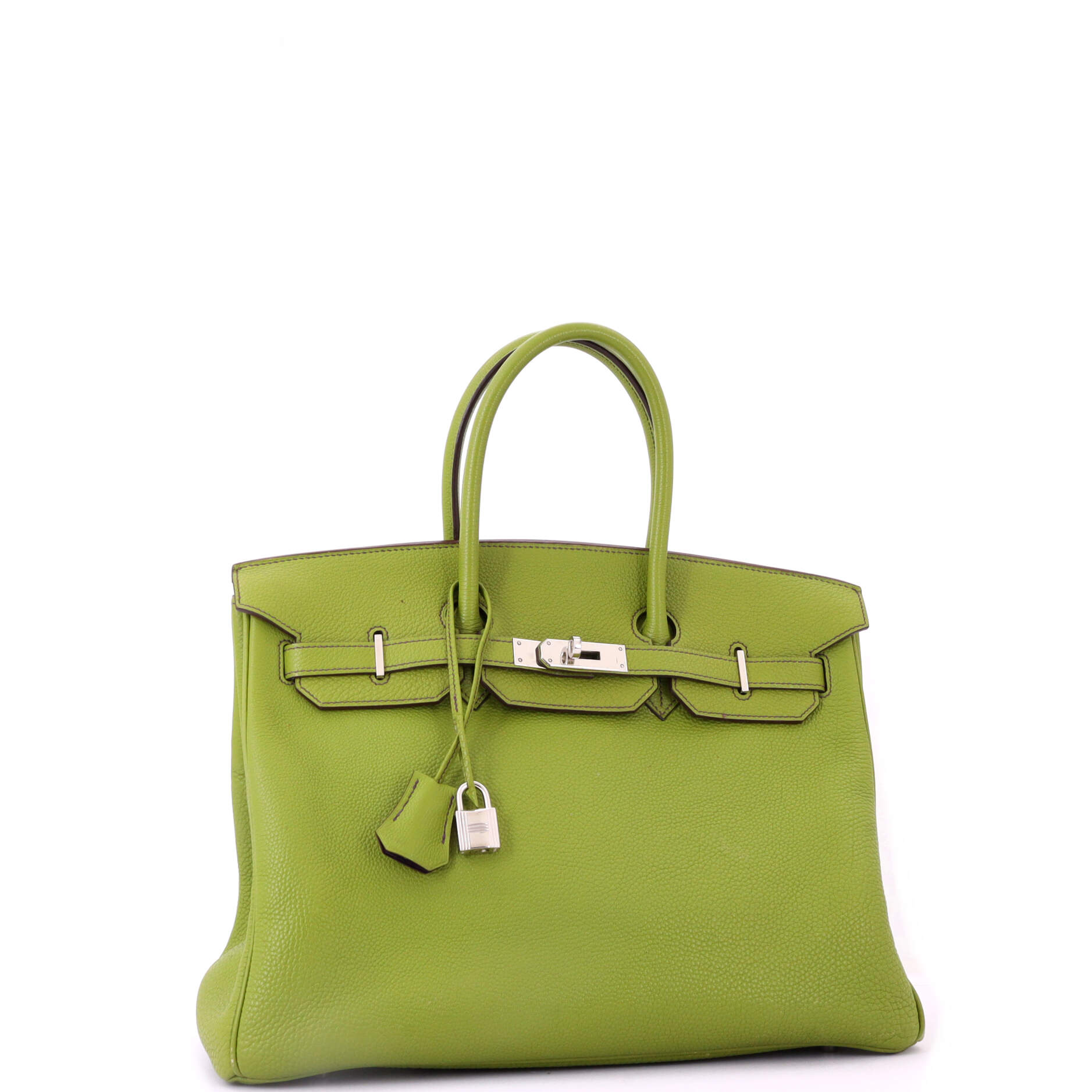 Birkin Handbag Verso Togo with Palladium Hardware 35