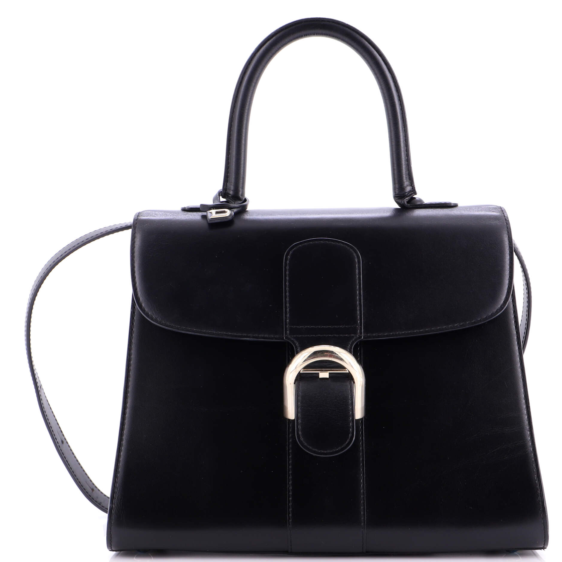 Brillant Top Handle Bag Leather MM