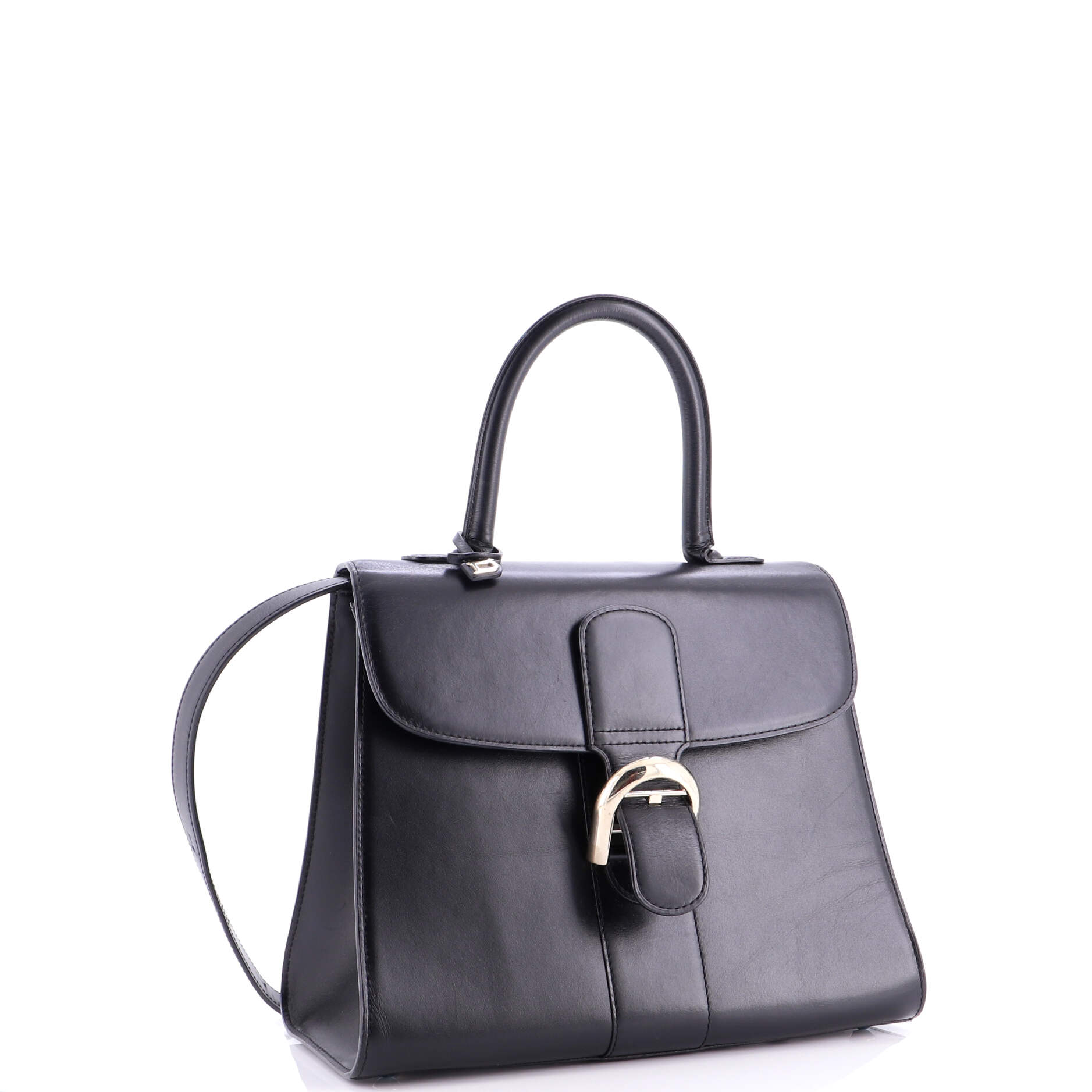 Brillant Top Handle Bag Leather MM