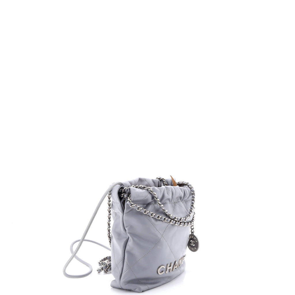22 Chain Hobo Quilted Calfskin Mini