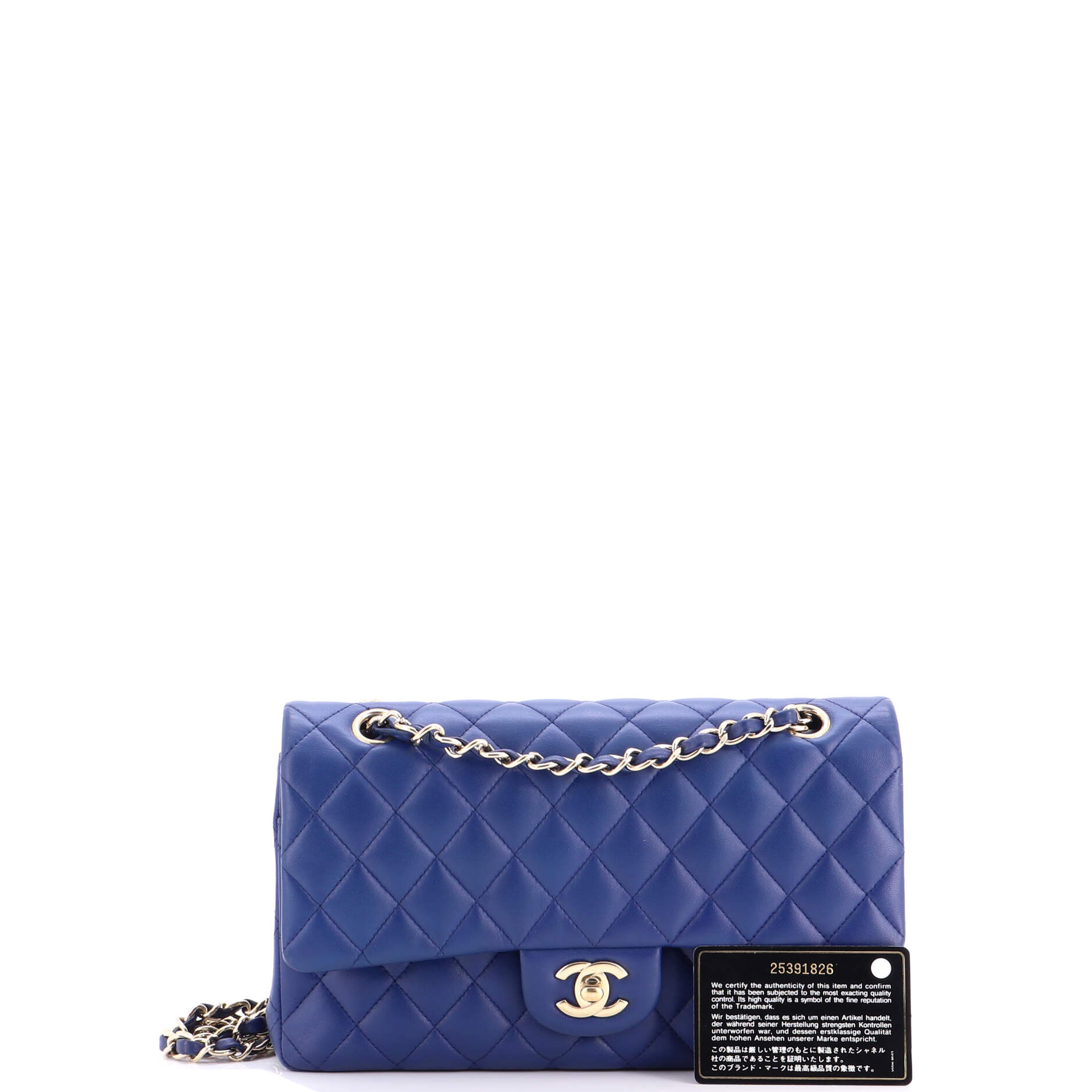 Classic Double Flap Bag Quilted Lambskin Medium