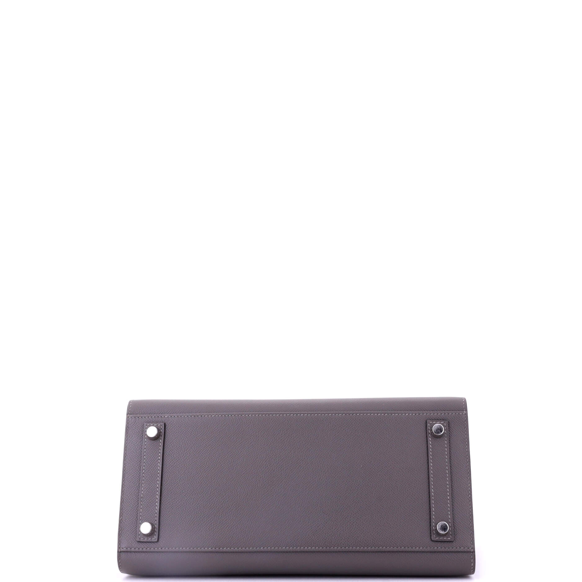 Birkin Sellier Bag Grey Epsom with Palladium Hardware 30