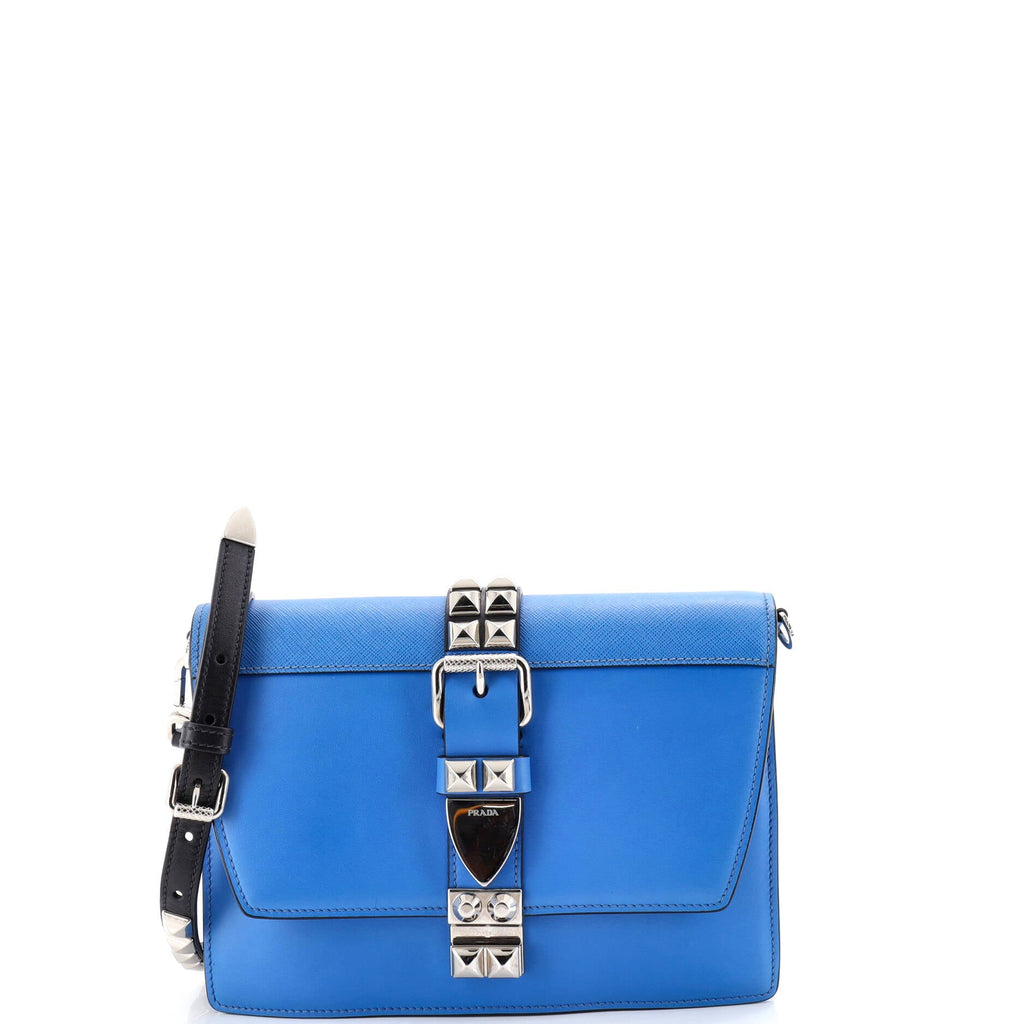 Elektra Shoulder Bag Studded Leather Small