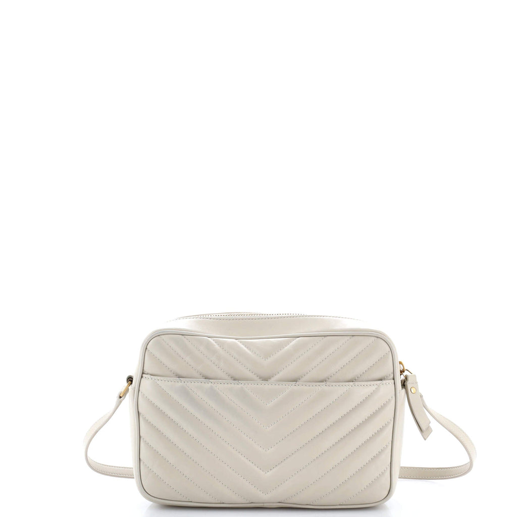 Lou Camera Bag Matelasse Chevron Leather Small