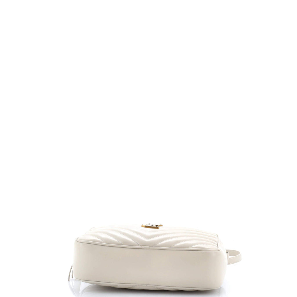 Lou Camera Bag Matelasse Chevron Leather Small